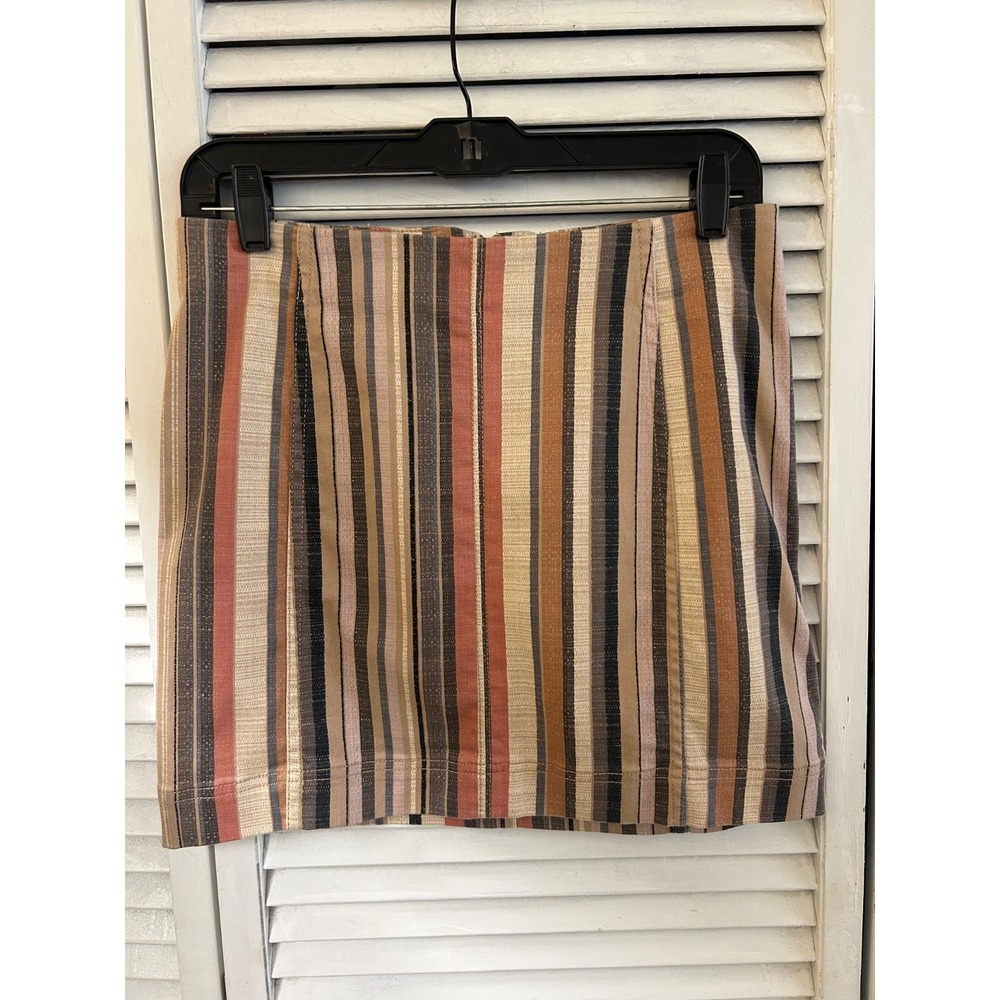 Altard state Multi Color Stripe Skirt Size M